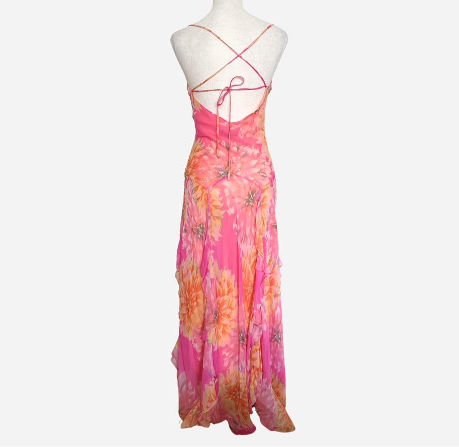 Vintage Silk Floral Dress   — photo 2 of 5