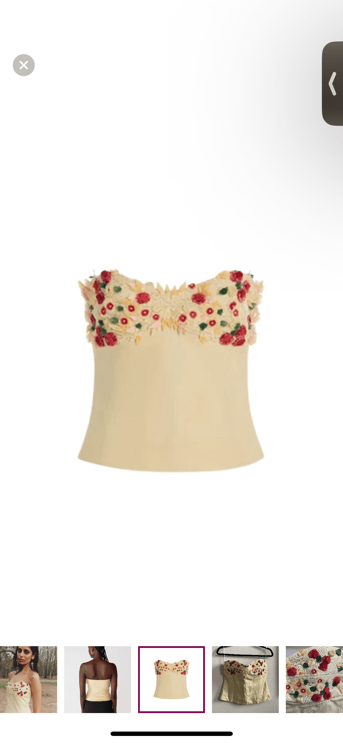 Orseund Iris Bouquet Bustier - 6 — photo 6 of 6