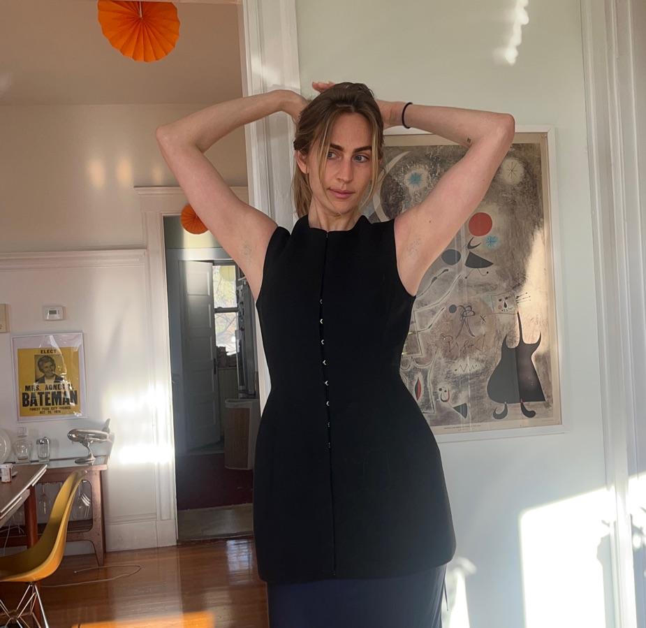 Tory Burch hook-and-eye tunic — photo 2 of 3