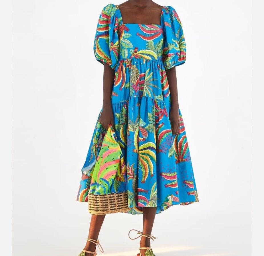 Blue Banana Midi Dress by FARM RIO — photo 4 of 4