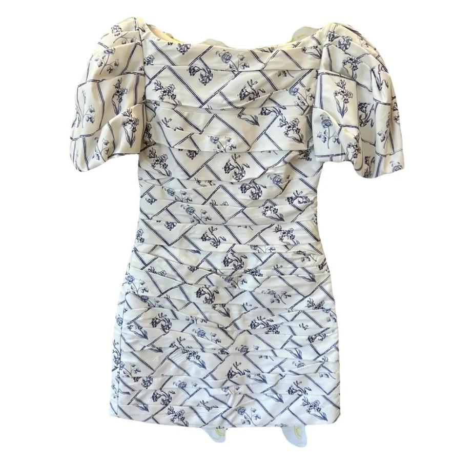 Khaite puff sleeve mini dress — photo 2 of 4