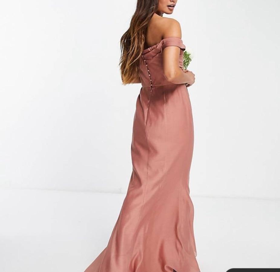 ASOS off the shoulder gown  — photo 2 of 4