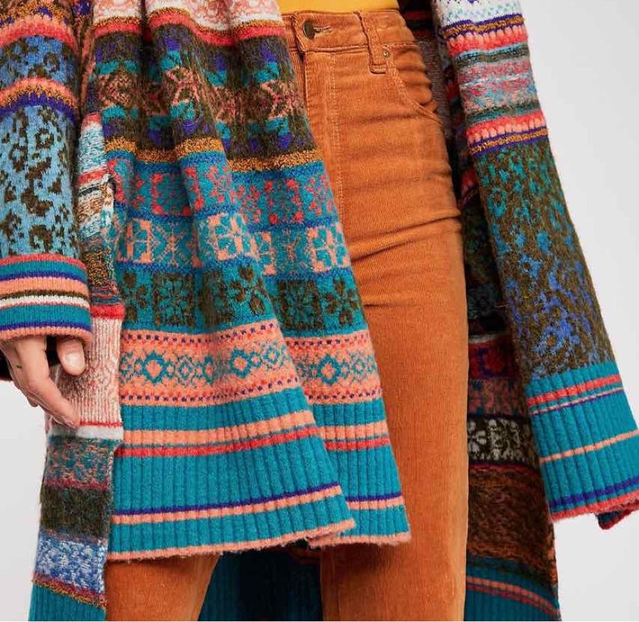 Free People Fantasia Fairisle Sweater — photo 3 of 5