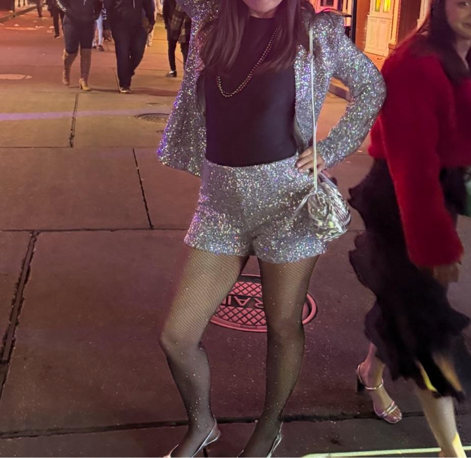 Sequin Blazer and Short Set — photo 3 of 3