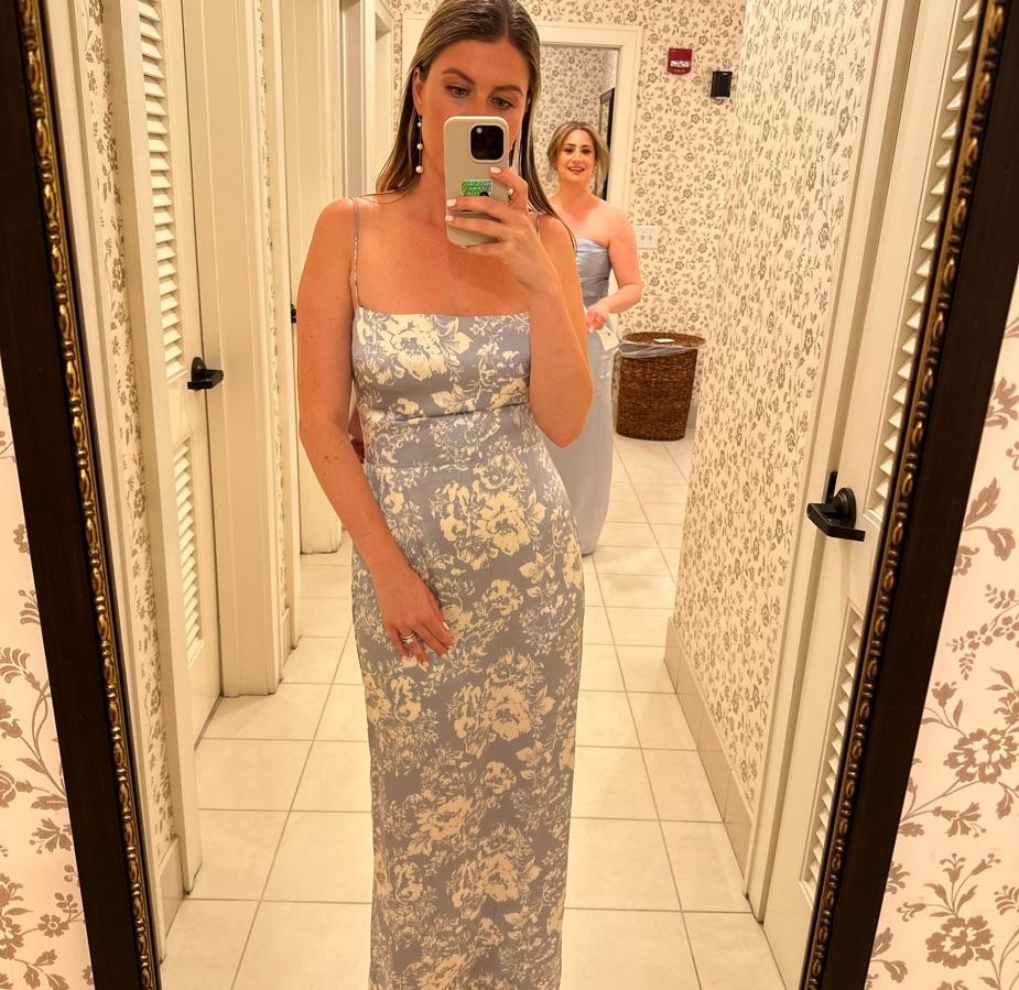Reformation Frankie Silk Dress