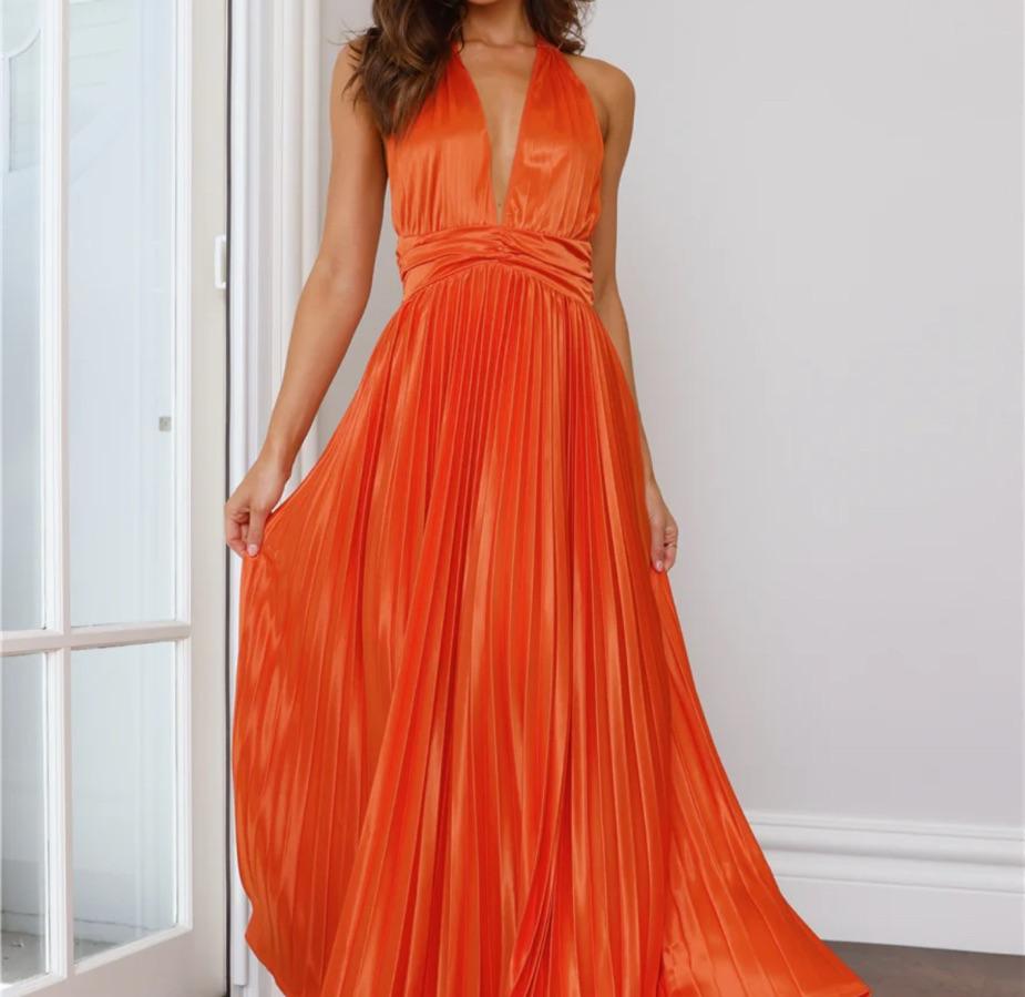 Maxi dress Orange  — photo 1 of 2
