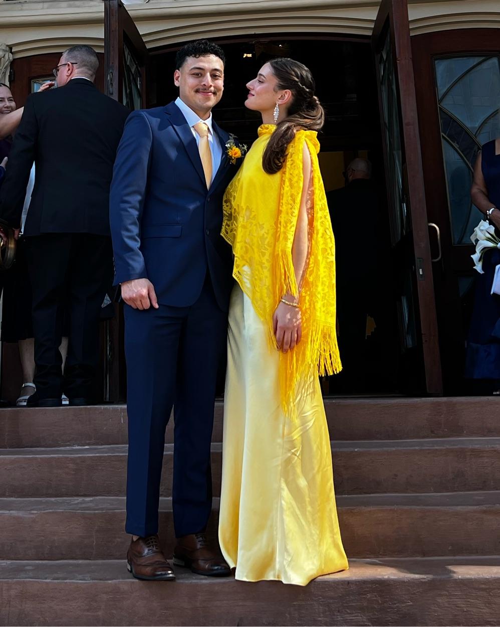 Anjea Maxi Dress In Yellow — photo 3 of 6