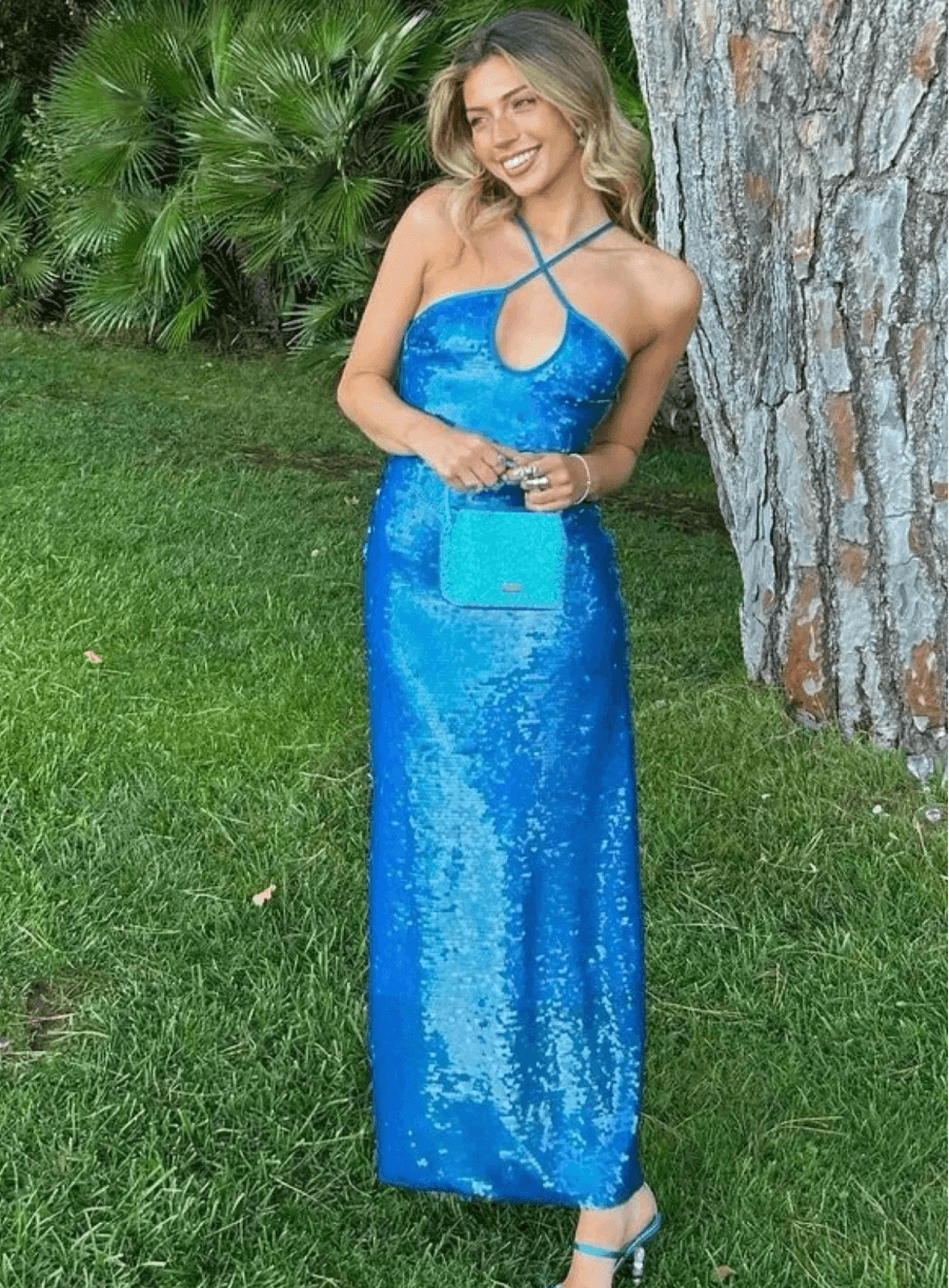 Cult Gaia Lily Sequin Maxi Dress