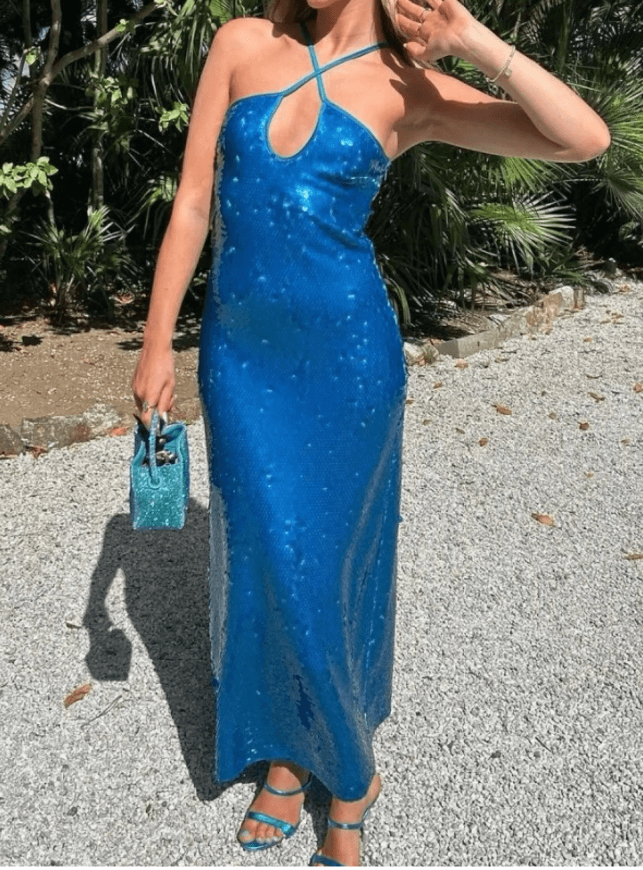 Cult Gaia Lily Sequin Maxi Dress — photo 2 of 3