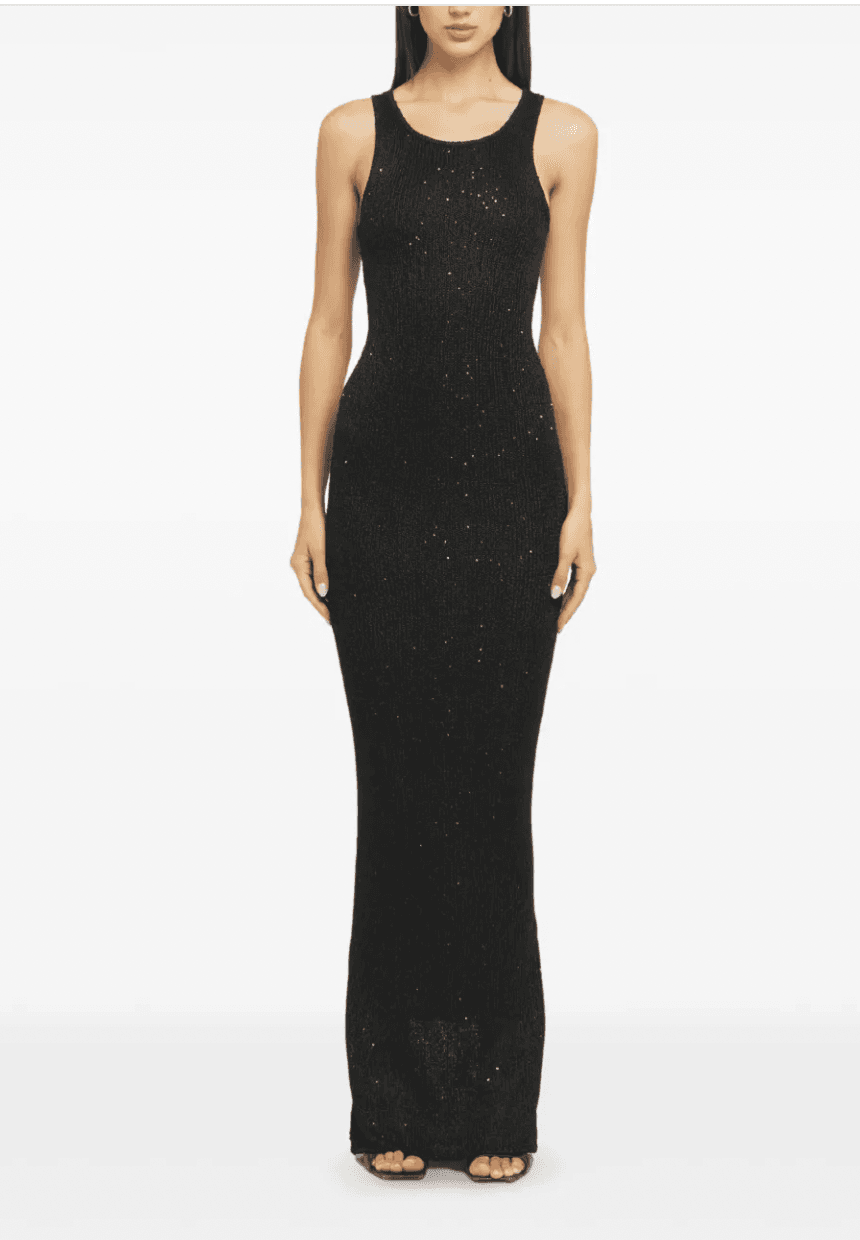 Asta Resort Natalia Sequin Maxi Dress