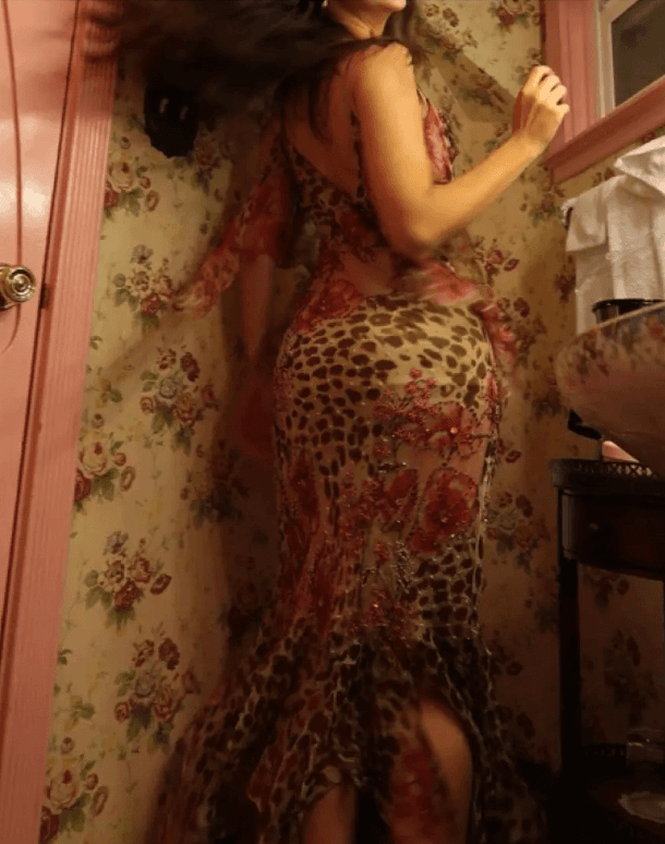 Silk Beaded Vintage Dress — photo 3 of 3