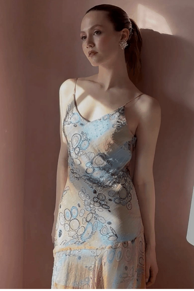 VIRAL RARE Vintage Fairy Beaded Dress — photo 2 of 4