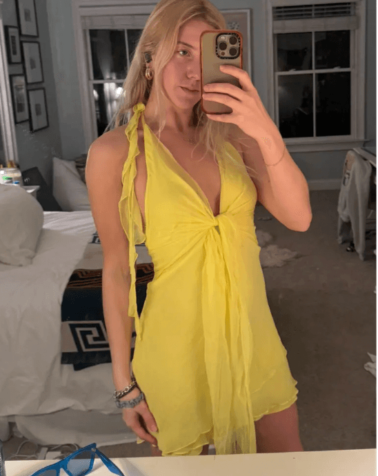 Blumarine Bright Yellow Dress — photo 2 of 2