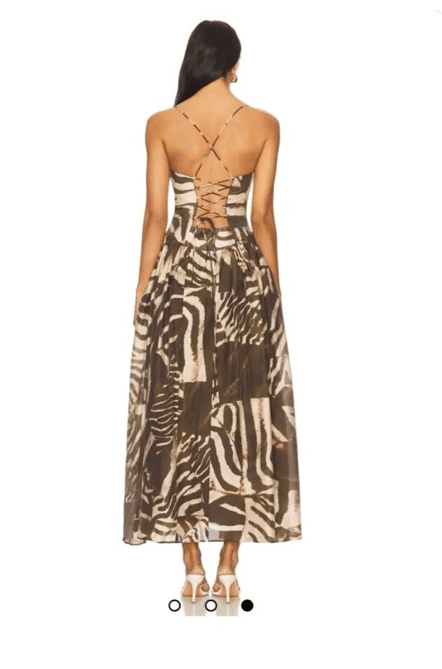 Bardot Estie Maxi Dress In Brown Animal — photo 3 of 3