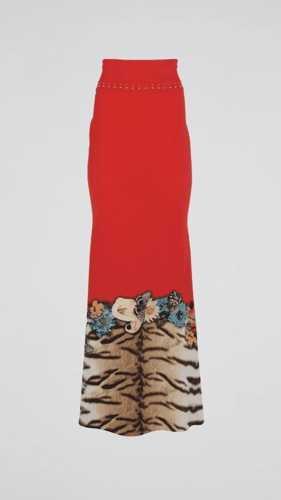 Roberto Cavalli Red Maxi skirt/dress — photo 2 of 2
