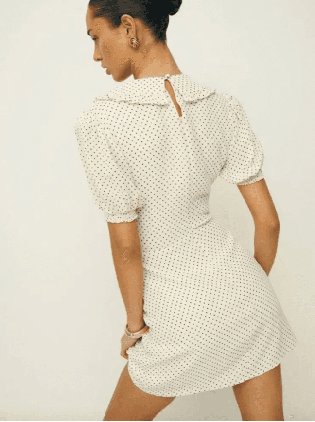 Reformation Kaylia Polka Dot Mini Dress — photo 3 of 3