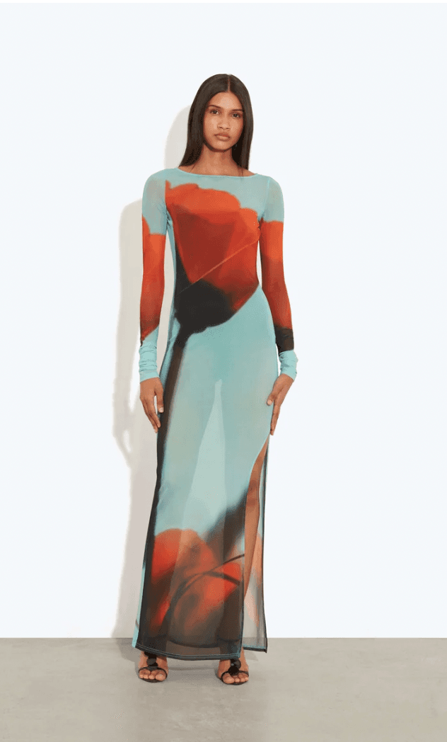 Rat & Boa Santino Long Sleeve Maxi Dress
