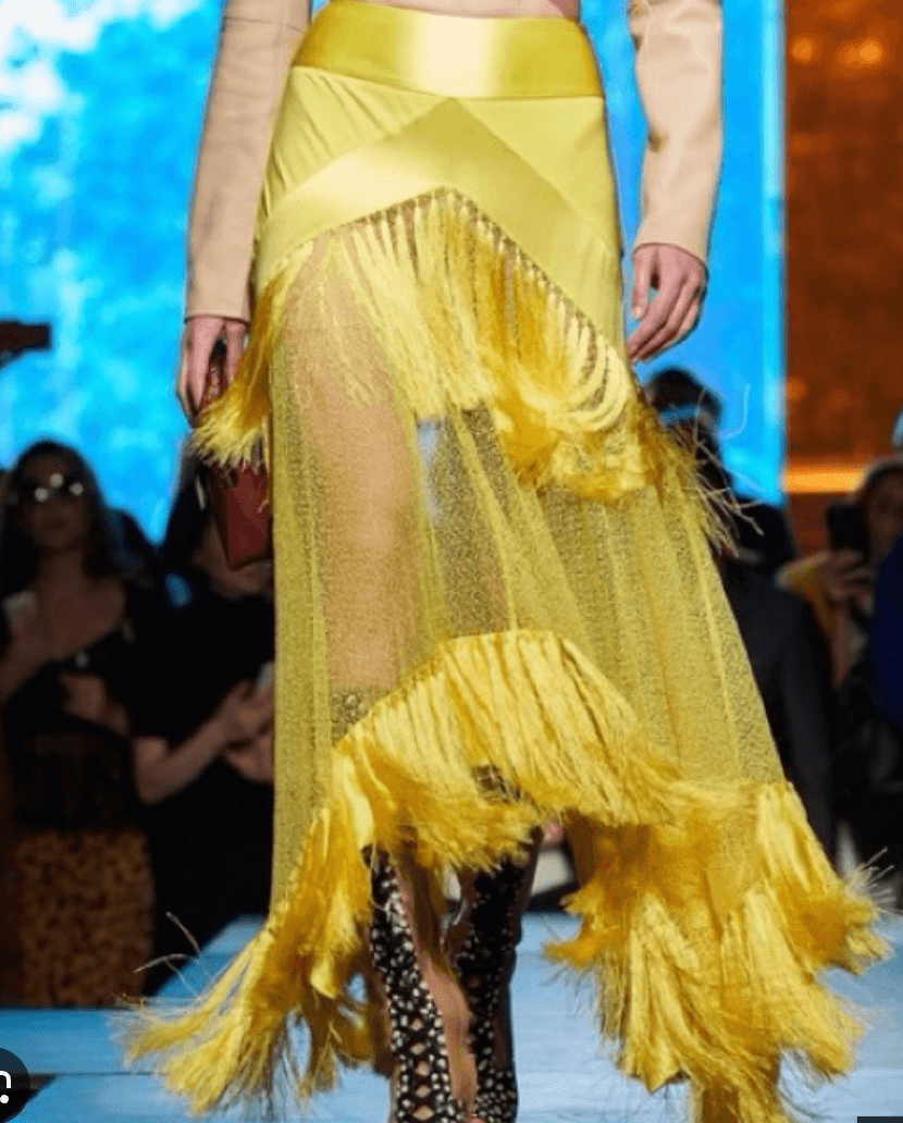 DVF Yellow Tassel Skirt — photo 2 of 2