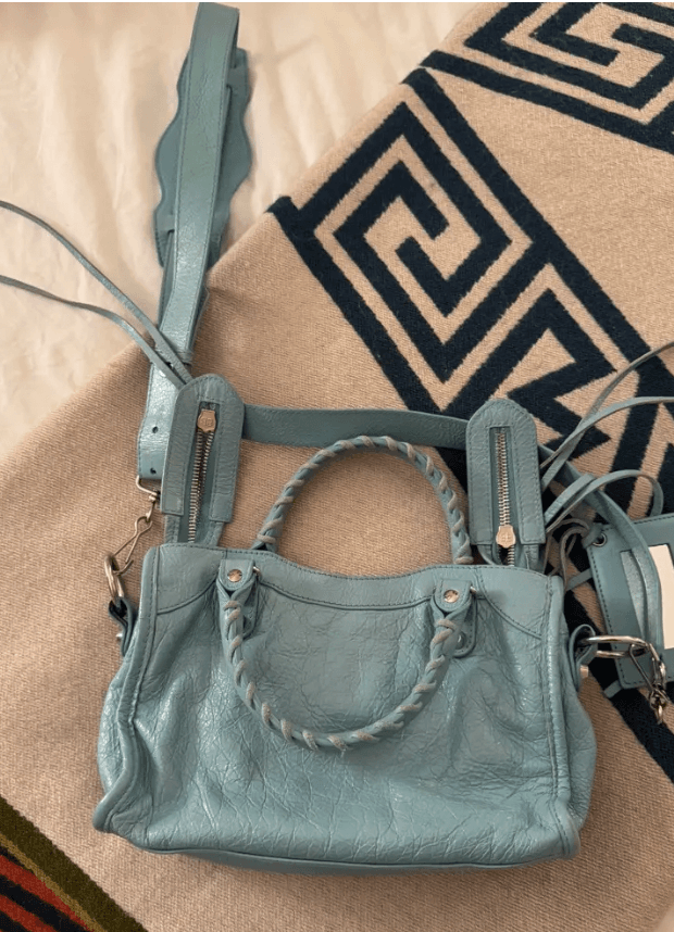 Baby Blue mini Balenciaga City Bag — photo 2 of 2