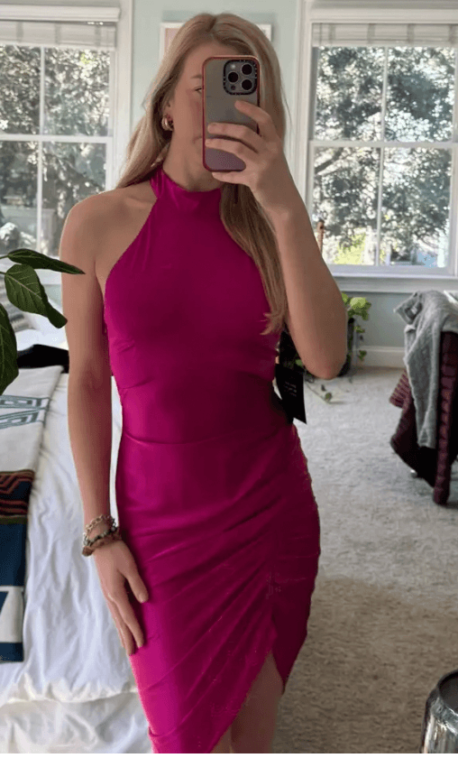 Retrofete Sophie Pink Dress — photo 2 of 2