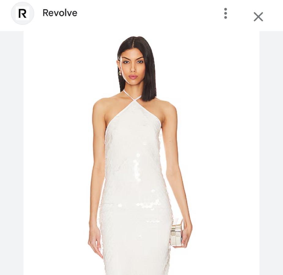 White Sequin New Arrivals Dress — photo 3 of 3