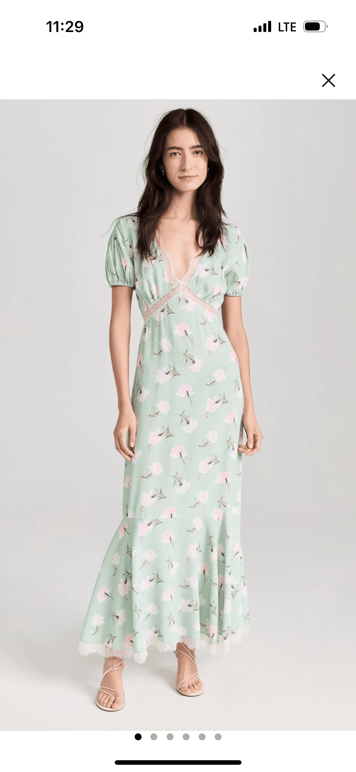 Floral Lace Maxi Dress