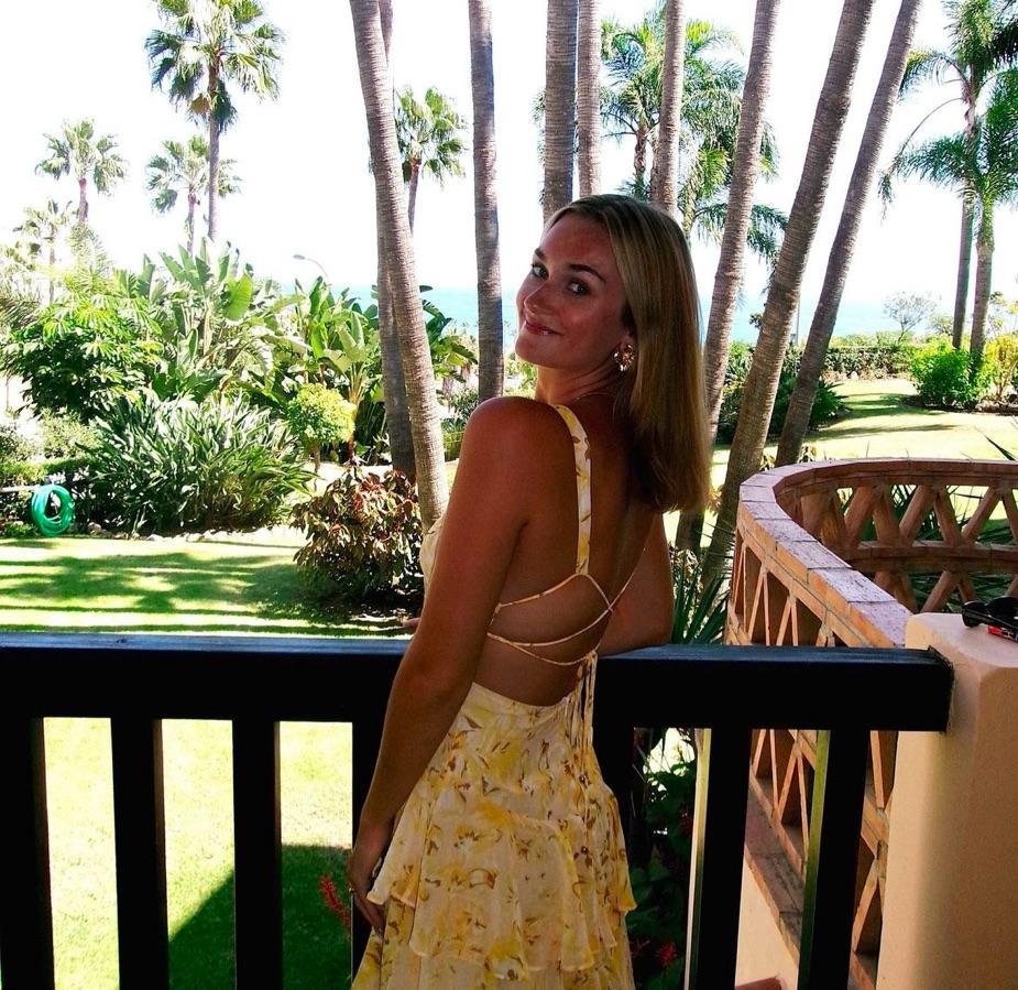 Yellow Ruffle Maxi Dress — photo 2 of 5