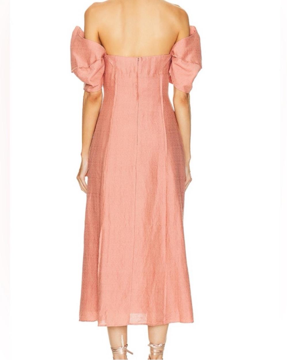 Cult Gaia Muna Dress in Jaipur - Pink — photo 4 of 5