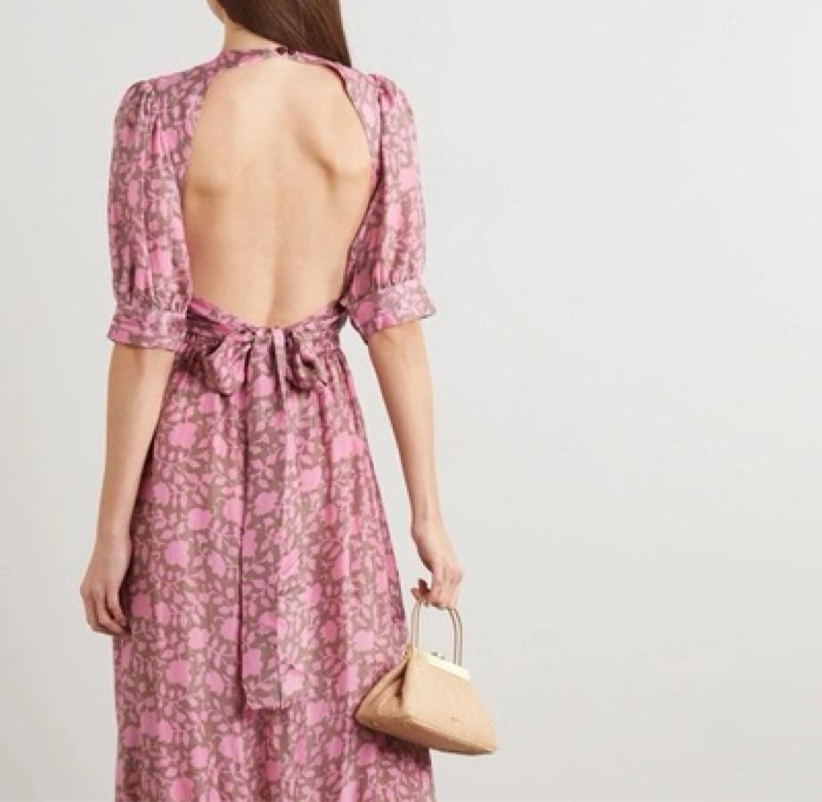 Hannah artwear surya open back maxi — photo 2 of 3