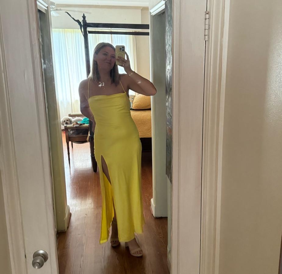 Yellow STAUD Bellamy Dress — photo 2 of 2