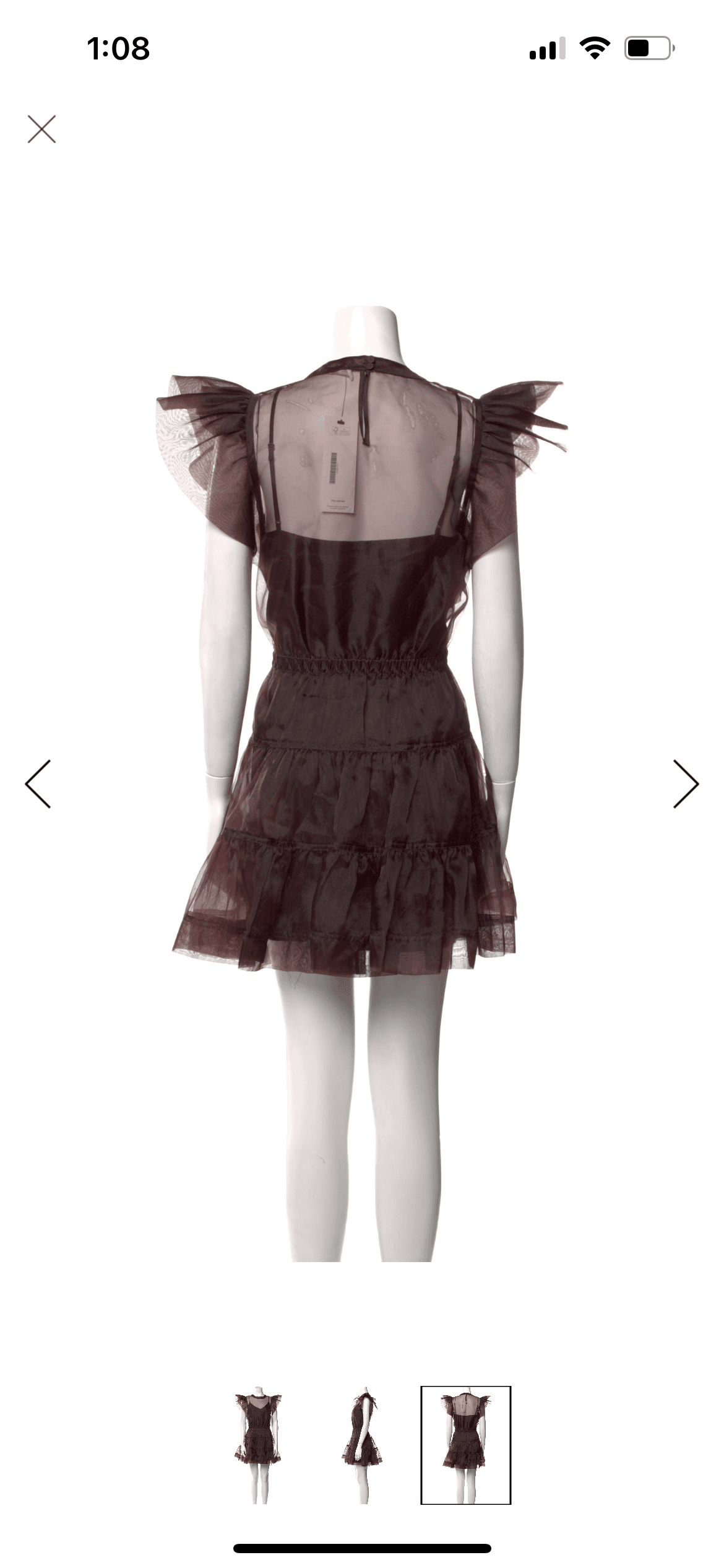 Jonathan Simkhai Crew Neck Mini Dress — photo 2 of 3
