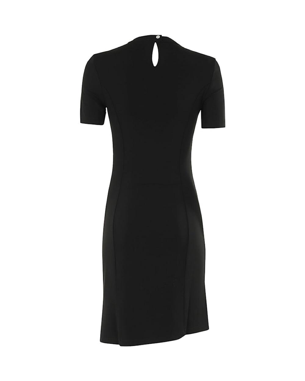 Paco Rabanne Black Draped Mini Dress — photo 2 of 6