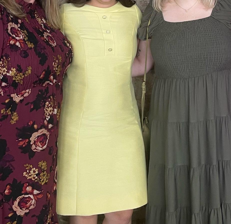 Vintage yellow dress