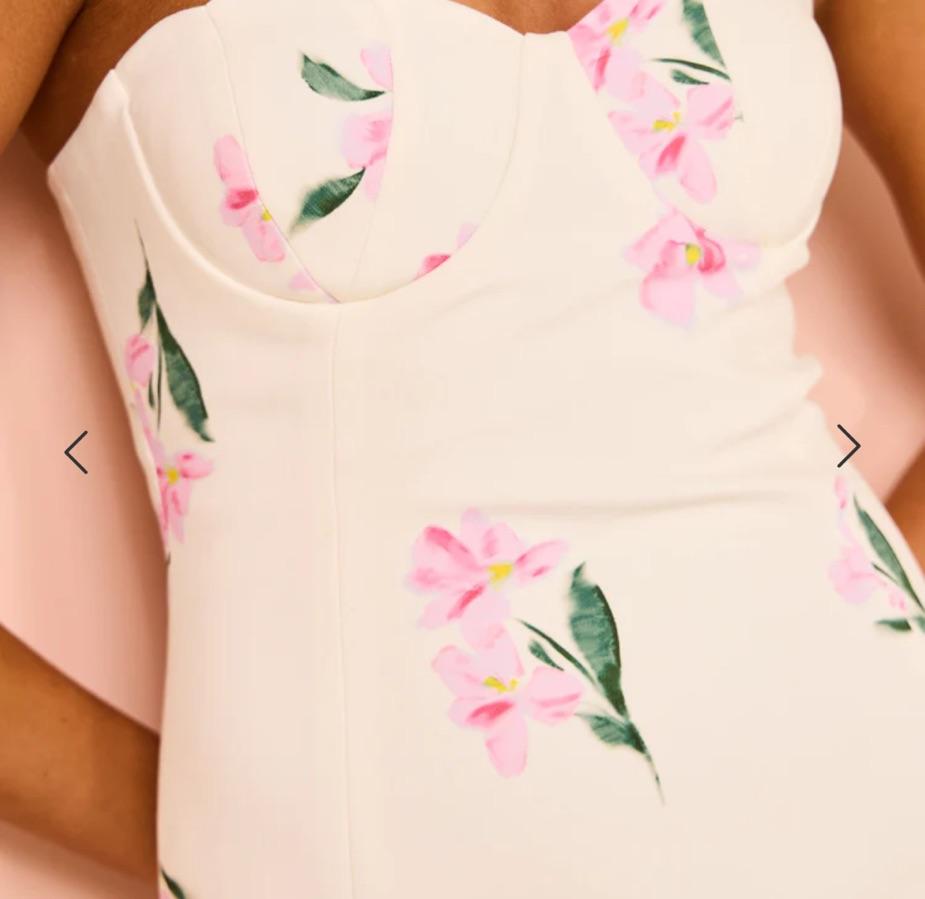 Coco and Lola White Midi Dress — photo 5 of 5