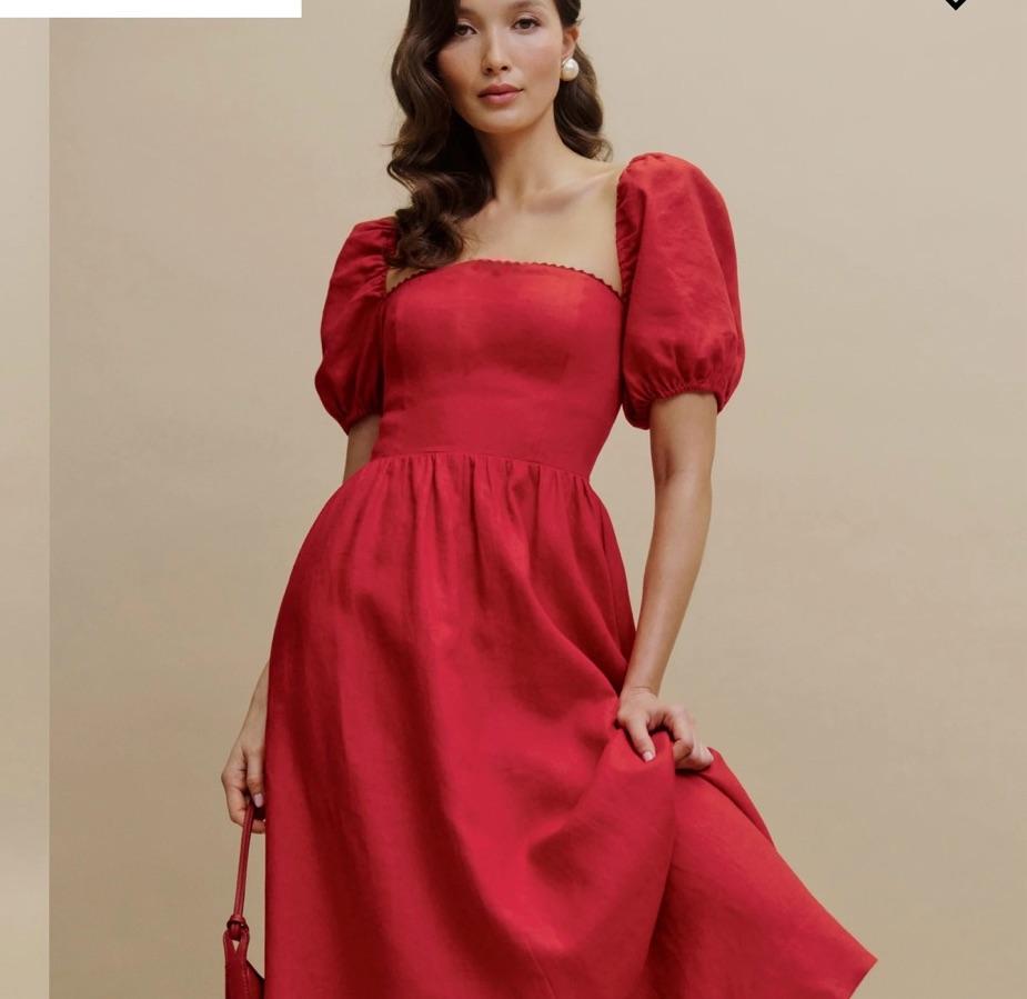 Red Reformation Dress