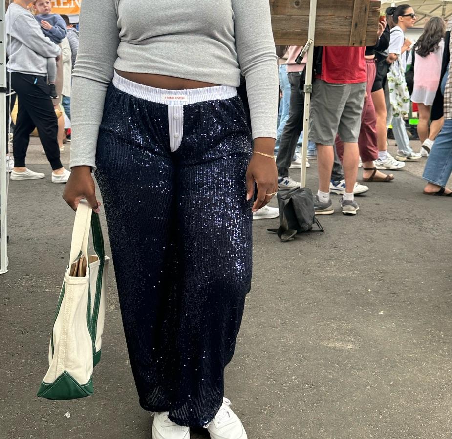 Handover sequin boxer pants