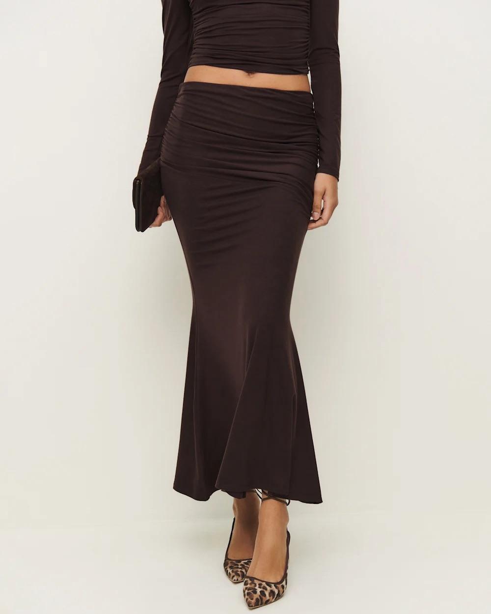 Reformation Two Piece Brown Set — photo 3 of 6