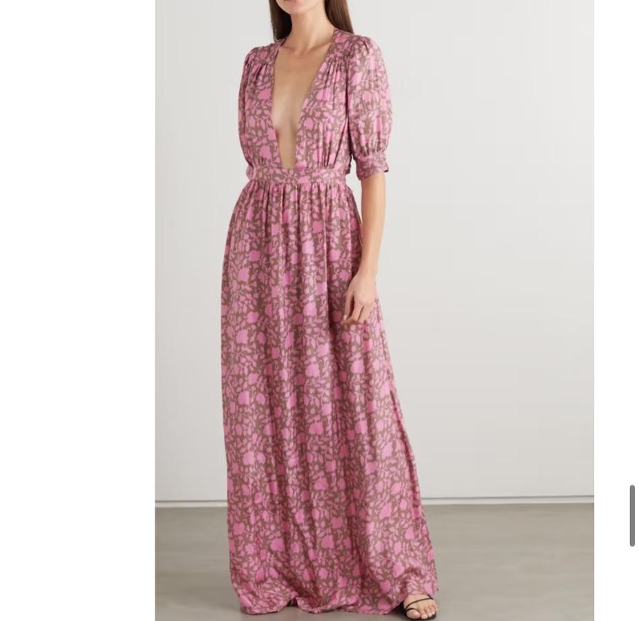 Hannah artwear surya open back maxi