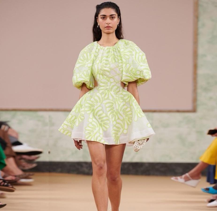 AJE Appliqué Mini Dress