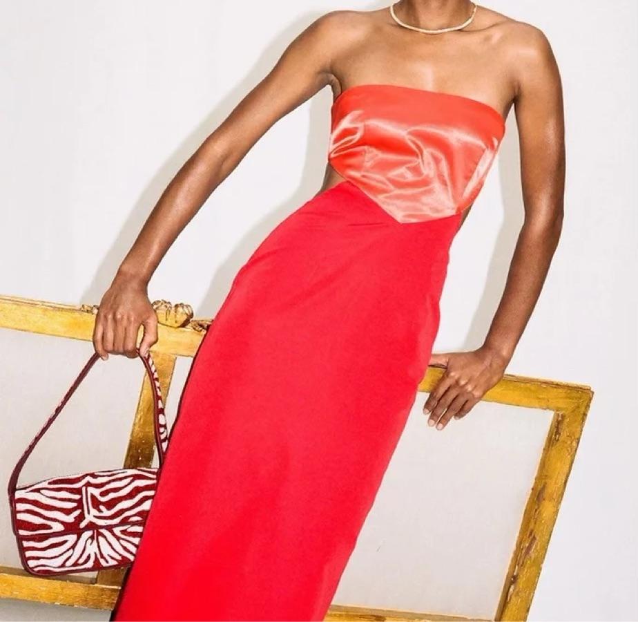 Staud Strapless Dress — photo 3 of 4