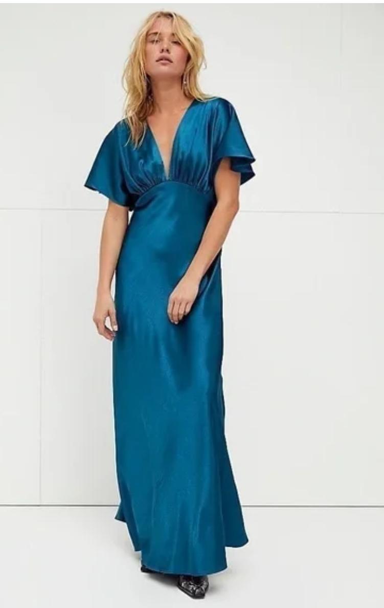 Elegant Teal Gown