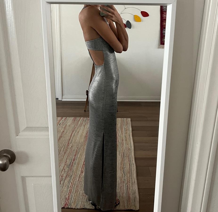 UO silver gown — photo 2 of 4