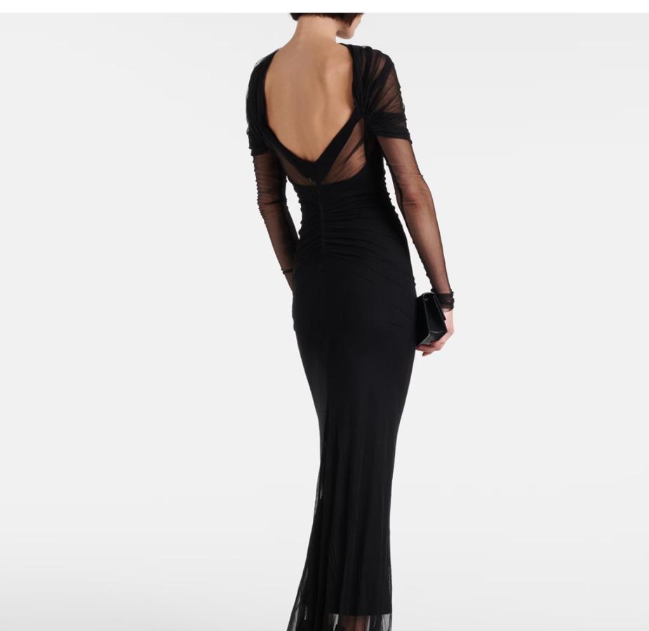 Christopher esber off the shoulder tulle gown — photo 3 of 5