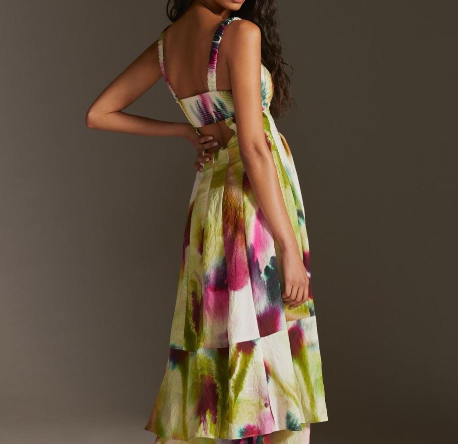 By Anthropologie Tiered Maxi — photo 3 of 4