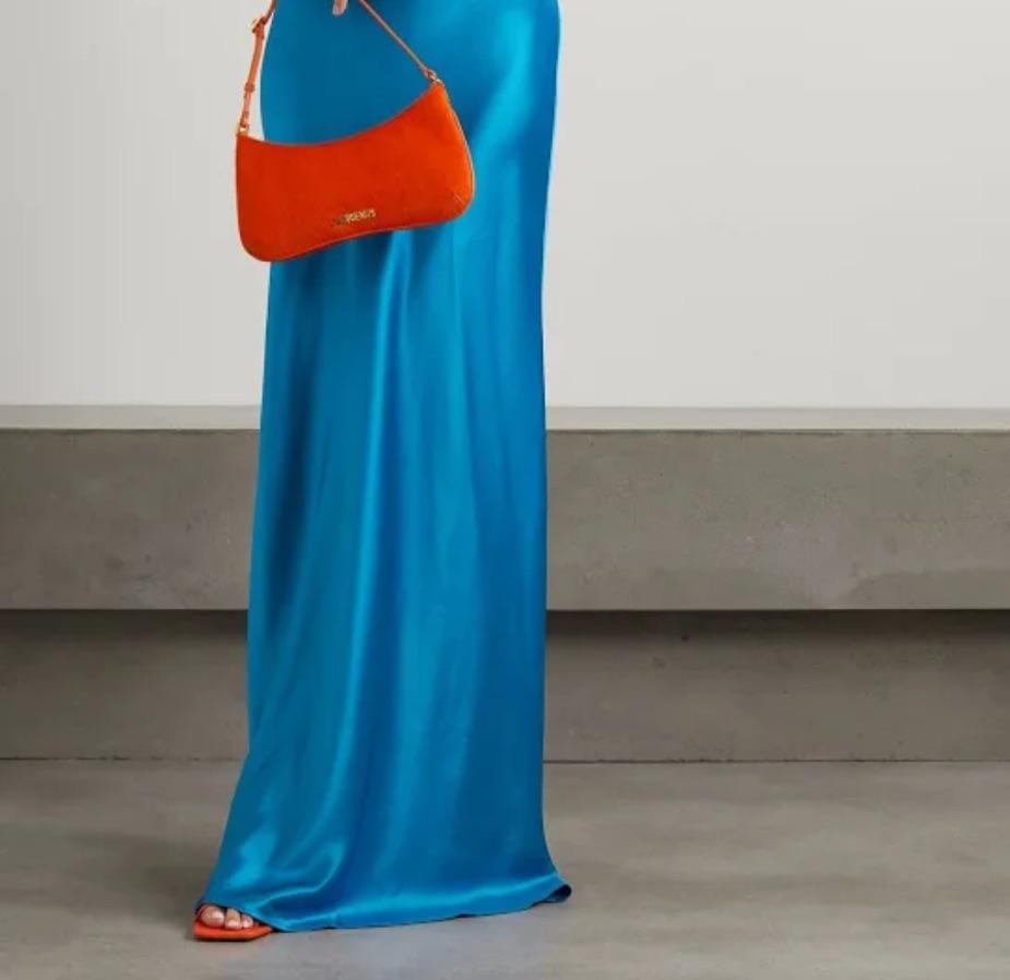 STAUD Cadence Dress Blue — photo 3 of 4