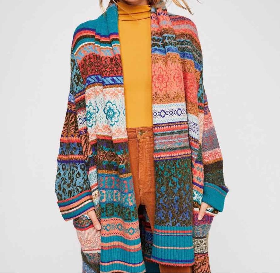 Free People Fantasia Fairisle Sweater
