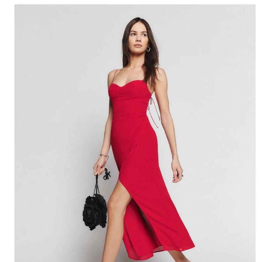 Red Reformation Dress