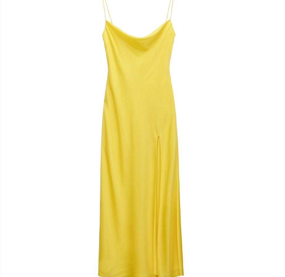 Yellow STAUD Bellamy Dress