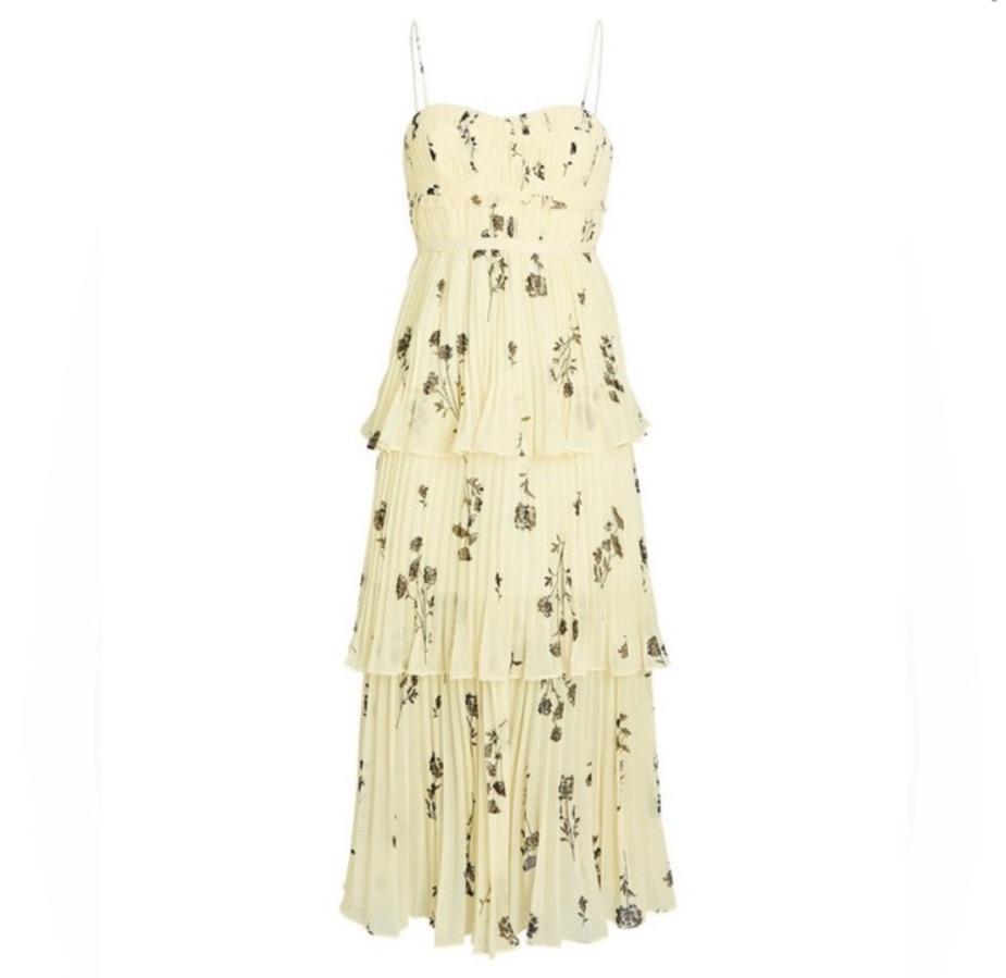 Self Portrait Floral Midi
