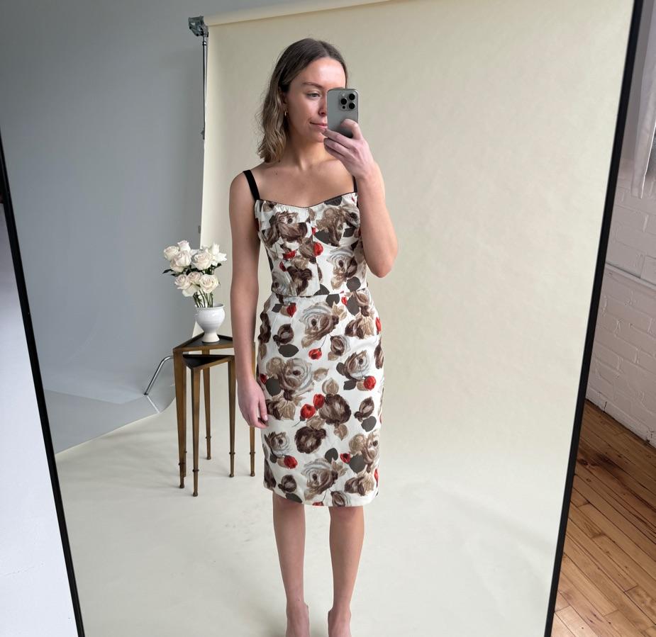 Vintage Floral Dolce Dress
